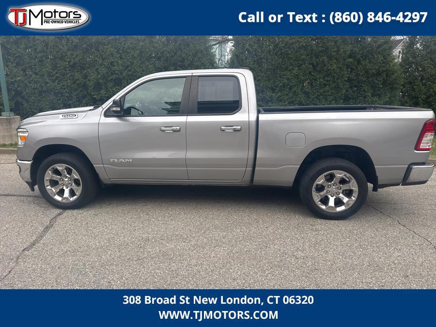 2019 Ram 1500 Big Horn/Lone Star 4x4 Quad Cab 6''4" Box, available for sale in New London, Connecticut | TJ Motors LLC. New London, Connecticut 2019 Ram 1500 Big Horn/Lone Star 4x4 Quad Cab 6''4" Box, available for sale in New London, Connecticut | TJ Motors LLC. New London, Connecticut
