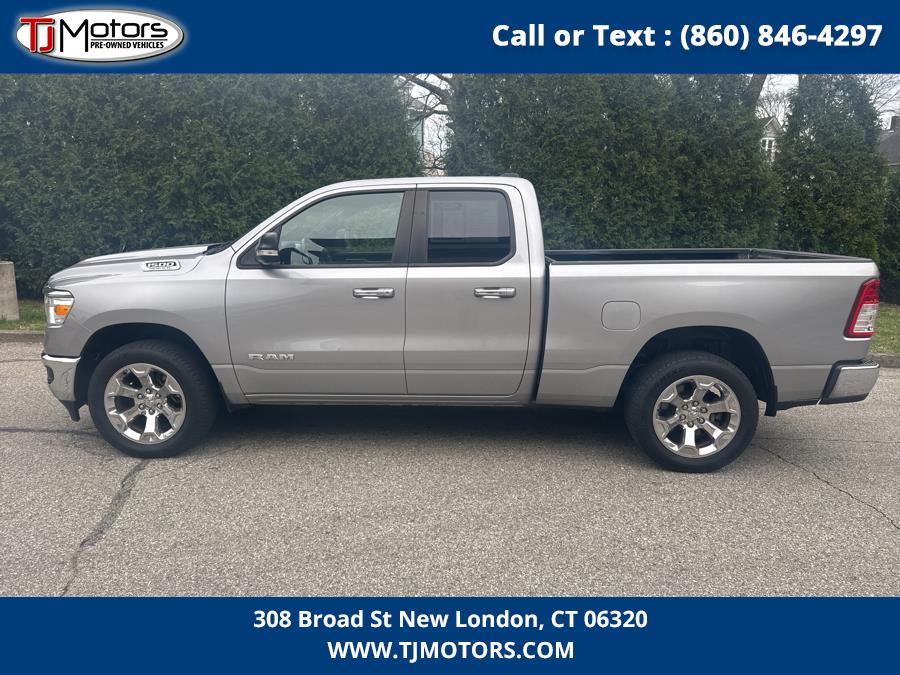 2019 Ram 1500 Big Horn/Lone Star 4x4 Quad Cab 6''4" Box, available for sale in New London, Connecticut | TJ Motors LLC. New London, Connecticut 2019 Ram 1500 Big Horn/Lone Star 4x4 Quad Cab 6''4" Box, available for sale in New London, Connecticut | TJ Motors LLC. New London, Connecticut