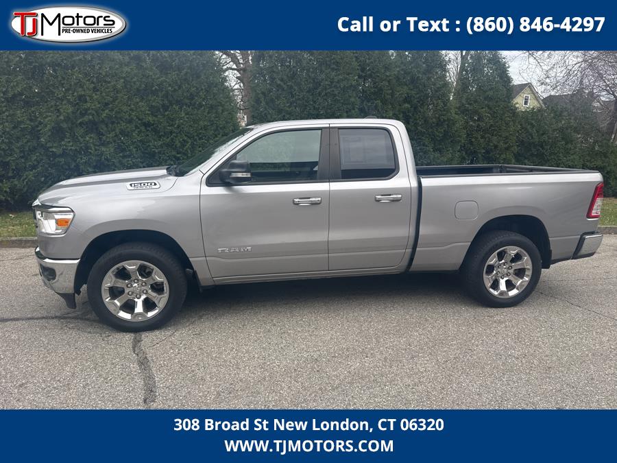 2019 Ram 1500 Big Horn/Lone Star 4x4 Quad Cab 6''4" Box, available for sale in New London, Connecticut | TJ Motors LLC. New London, Connecticut 2019 Ram 1500 Big Horn/Lone Star 4x4 Quad Cab 6''4" Box, available for sale in New London, Connecticut | TJ Motors LLC. New London, Connecticut