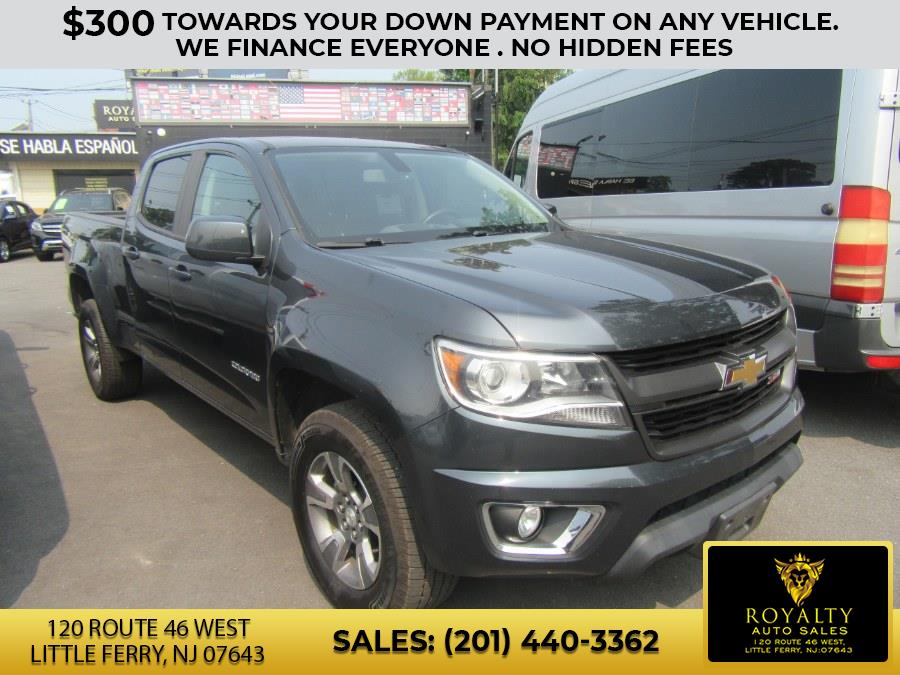 2018 Chevrolet Colorado 4WD Crew Cab 128.3" Z71, available for sale in Little Ferry, New Jersey | Royalty Auto Sales. Little Ferry, New Jersey 2018 Chevrolet Colorado 4WD Crew Cab 128.3" Z71, available for sale in Little Ferry, New Jersey | Royalty Auto Sales. Little Ferry, New Jersey