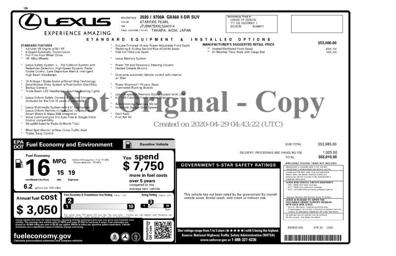 2020 Lexus Gx 460 4WD, available for sale in Maple Shade, New Jersey | Car Revolution. Maple Shade, New Jersey 2020 Lexus Gx 460 4WD, available for sale in Maple Shade, New Jersey | Car Revolution. Maple Shade, New Jersey