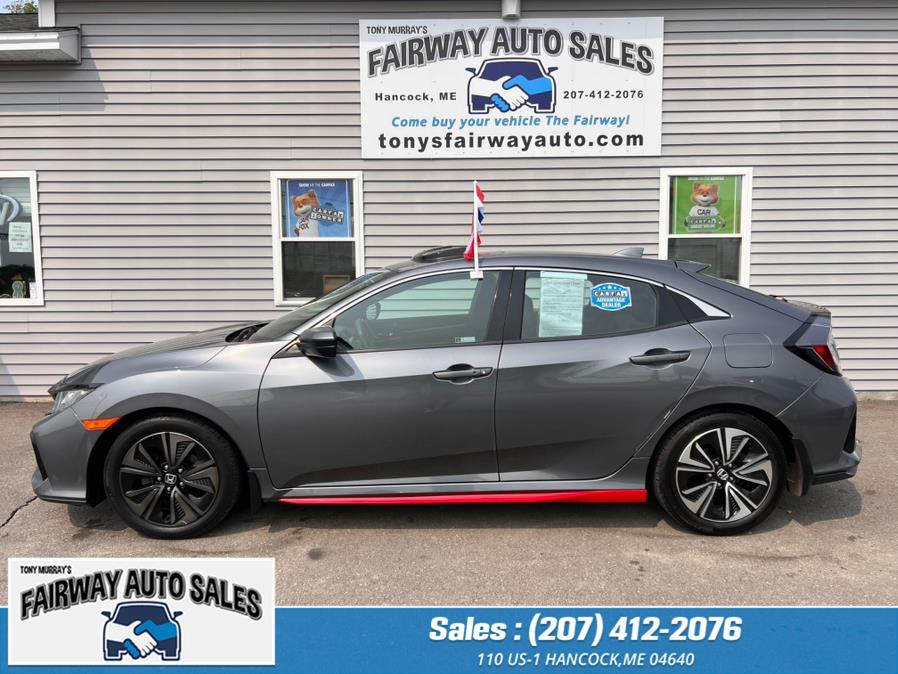 2018 Honda Civic Hatchback EX-L Nav EX-L Navi CVT, available for sale in Hancock, Maine | Fairway Auto Sales. Hancock, Maine 2018 Honda Civic Hatchback EX-L Nav EX-L Navi CVT, available for sale in Hancock, Maine | Fairway Auto Sales. Hancock, Maine