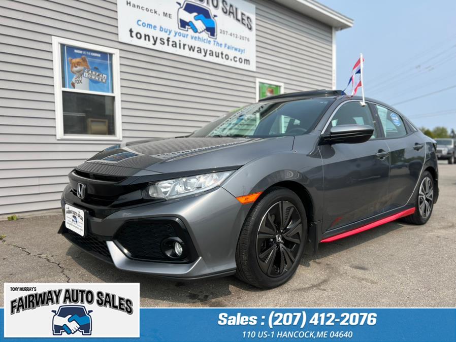 Used 2018 Honda Civic Hatchback in Hancock, Maine | Fairway Auto Sales. Hancock, Maine