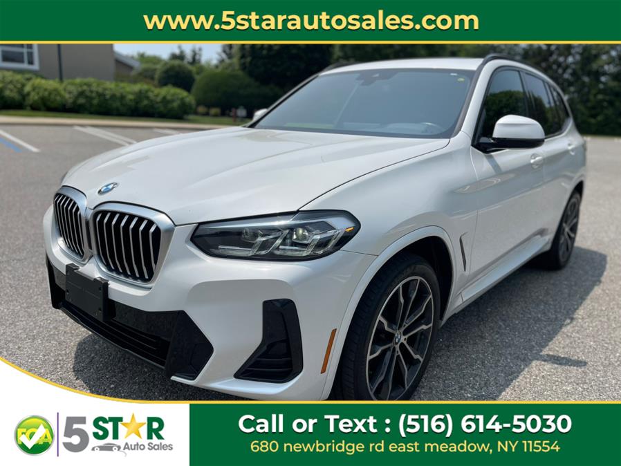 2022 BMW X3 xDrive30i Sports Activity Vehicle, available for sale in East Meadow, New York | 5 Star Auto Sales Inc. East Meadow, New York 2022 BMW X3 xDrive30i Sports Activity Vehicle, available for sale in East Meadow, New York | 5 Star Auto Sales Inc. East Meadow, New York