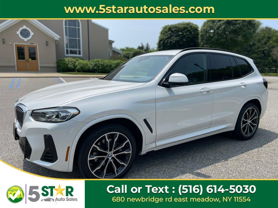 2022 BMW X3 xDrive30i Sports Activity Vehicle, available for sale in East Meadow, New York | 5 Star Auto Sales Inc. East Meadow, New York 2022 BMW X3 xDrive30i Sports Activity Vehicle, available for sale in East Meadow, New York | 5 Star Auto Sales Inc. East Meadow, New York