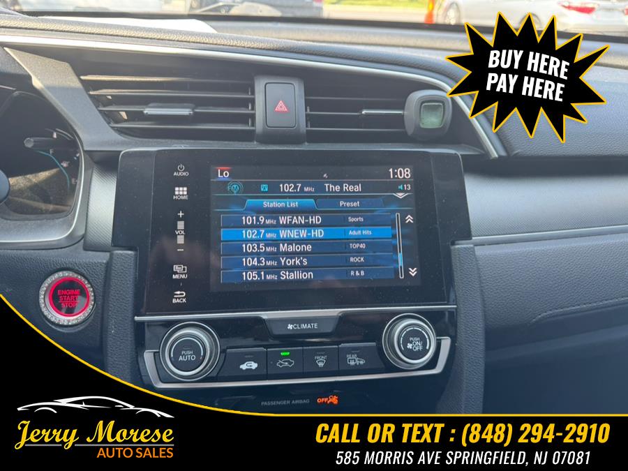 2017 Honda Civic Sedan EX CVT, available for sale in Springfield, New Jersey | Jerry Morese Auto Sales. Springfield, New Jersey 2017 Honda Civic Sedan EX CVT, available for sale in Springfield, New Jersey | Jerry Morese Auto Sales. Springfield, New Jersey