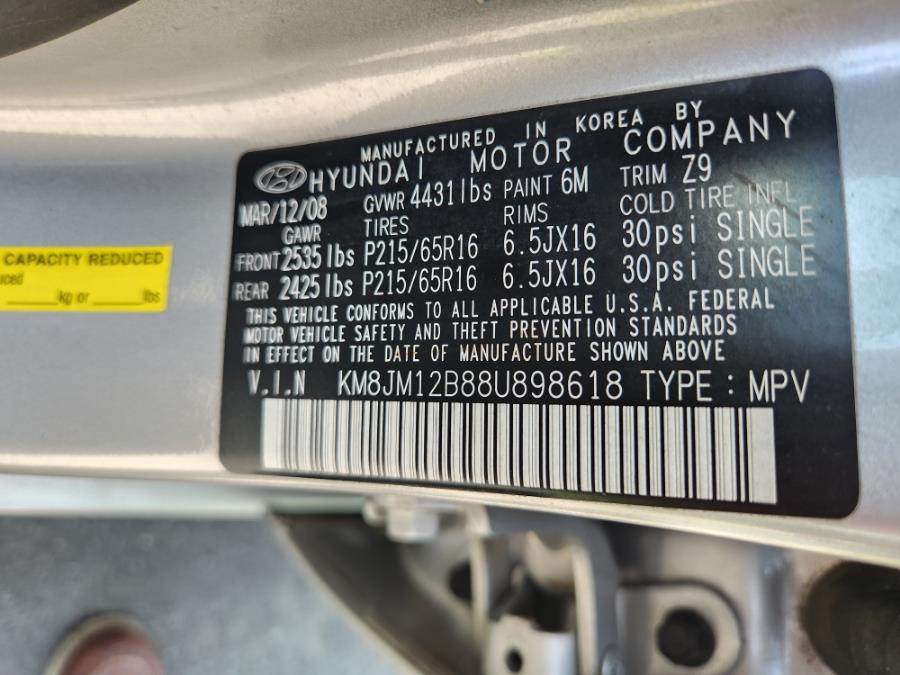 2008 Hyundai Tucson FWD 4dr I4 Man GLS, available for sale in West Babylon, New York | SGM Auto Sales. West Babylon, New York 2008 Hyundai Tucson FWD 4dr I4 Man GLS, available for sale in West Babylon, New York | SGM Auto Sales. West Babylon, New York