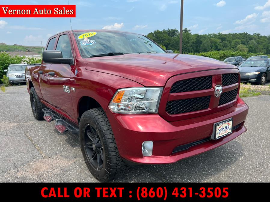 2013 Ram 1500 4WD Quad Cab 140.5" Express, available for sale in Manchester, Connecticut | Vernon Auto Sale & Service. Manchester, Connecticut 2013 Ram 1500 4WD Quad Cab 140.5" Express, available for sale in Manchester, Connecticut | Vernon Auto Sale & Service. Manchester, Connecticut