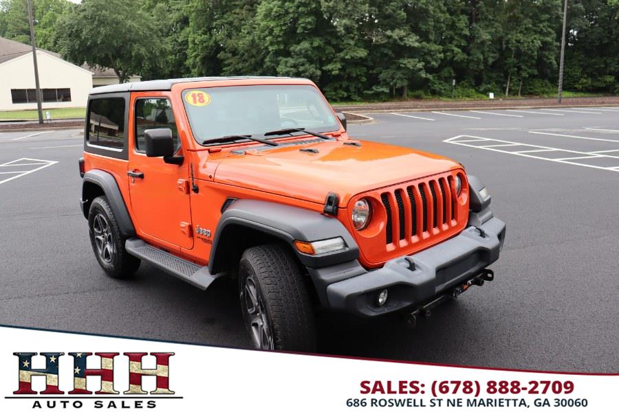 2018 Jeep Wrangler SPORT, available for sale in Marietta, Georgia | HHH Auto Sales LLC. Marietta, Georgia 2018 Jeep Wrangler SPORT, available for sale in Marietta, Georgia | HHH Auto Sales LLC. Marietta, Georgia
