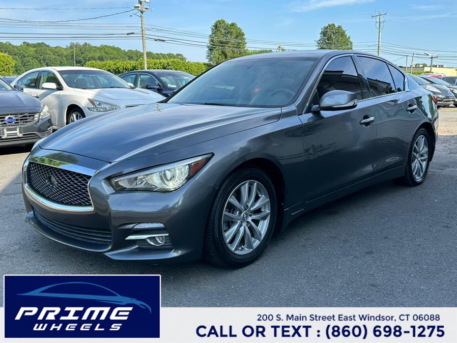 2015 Infiniti Q50 4dr Sdn Premium RWD, available for sale in East Windsor, Connecticut | Prime Wheels. East Windsor, Connecticut 2015 Infiniti Q50 4dr Sdn Premium RWD, available for sale in East Windsor, Connecticut | Prime Wheels. East Windsor, Connecticut