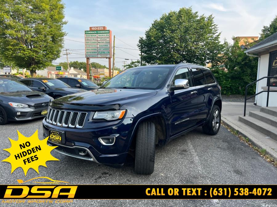 2015 Jeep Grand Cherokee 4WD 4dr Overland, available for sale in Commack, New York | DSA Motor Sports Corp. Commack, New York 2015 Jeep Grand Cherokee 4WD 4dr Overland, available for sale in Commack, New York | DSA Motor Sports Corp. Commack, New York