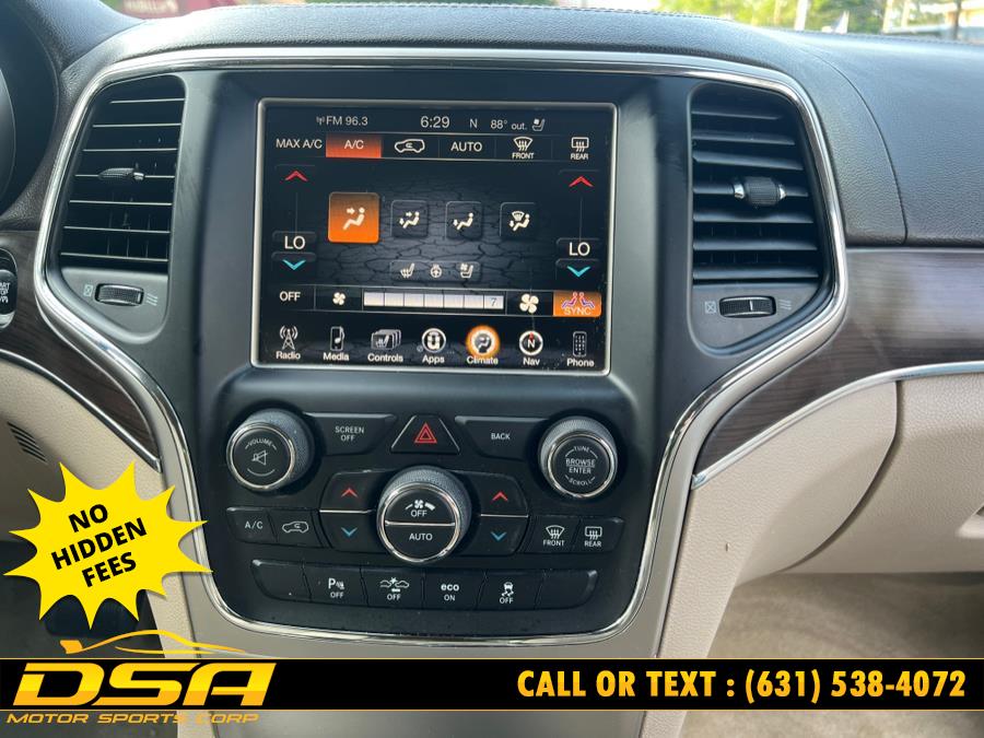 2015 Jeep Grand Cherokee 4WD 4dr Overland, available for sale in Commack, New York | DSA Motor Sports Corp. Commack, New York 2015 Jeep Grand Cherokee 4WD 4dr Overland, available for sale in Commack, New York | DSA Motor Sports Corp. Commack, New York