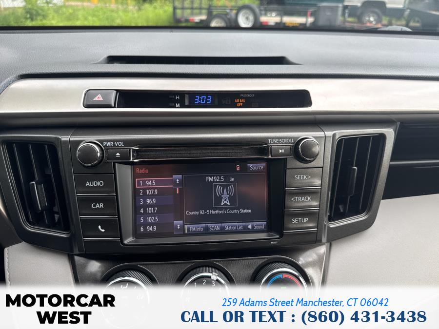 2015 Toyota RAV4 AWD 4dr LE (Natl), available for sale in Manchester, Connecticut | Motorcar West. Manchester, Connecticut 2015 Toyota RAV4 AWD 4dr LE (Natl), available for sale in Manchester, Connecticut | Motorcar West. Manchester, Connecticut