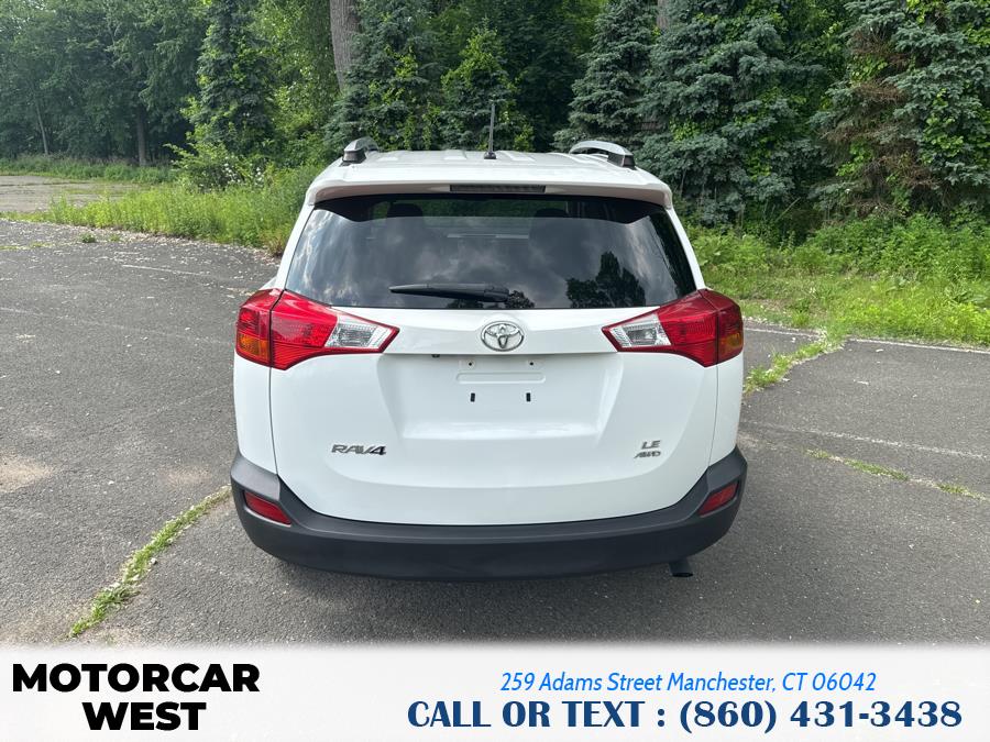 2015 Toyota RAV4 AWD 4dr LE (Natl), available for sale in Manchester, Connecticut | Motorcar West. Manchester, Connecticut 2015 Toyota RAV4 AWD 4dr LE (Natl), available for sale in Manchester, Connecticut | Motorcar West. Manchester, Connecticut