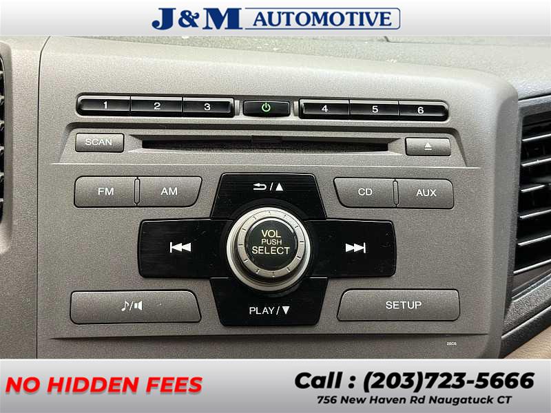 2012 Honda Civic LX, available for sale in Naugatuck, Connecticut | J&M Automotive Sls&Svc LLC. Naugatuck, Connecticut 2012 Honda Civic LX, available for sale in Naugatuck, Connecticut | J&M Automotive Sls&Svc LLC. Naugatuck, Connecticut