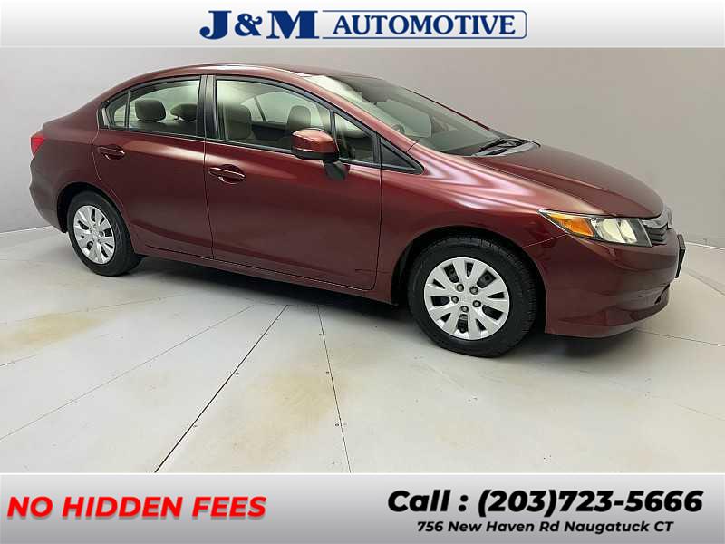 2012 Honda Civic LX, available for sale in Naugatuck, Connecticut | J&M Automotive Sls&Svc LLC. Naugatuck, Connecticut 2012 Honda Civic LX, available for sale in Naugatuck, Connecticut | J&M Automotive Sls&Svc LLC. Naugatuck, Connecticut