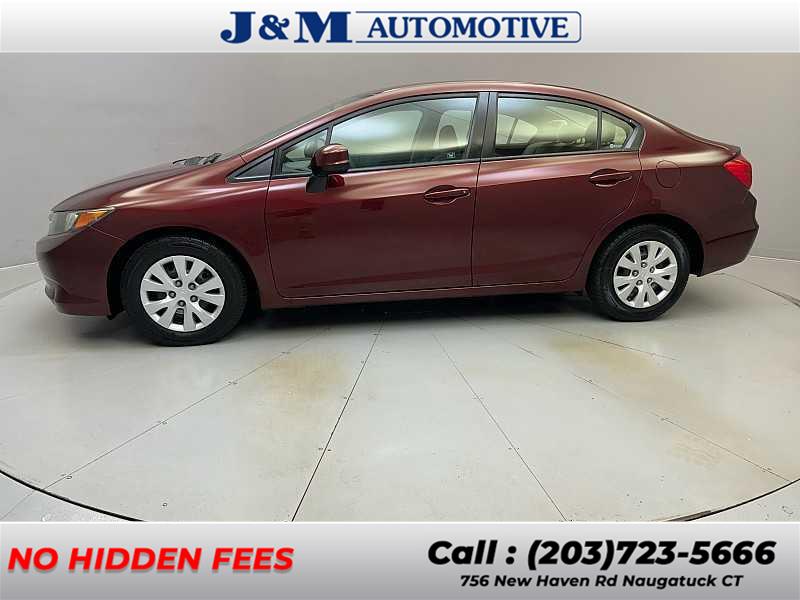 2012 Honda Civic LX, available for sale in Naugatuck, Connecticut | J&M Automotive Sls&Svc LLC. Naugatuck, Connecticut 2012 Honda Civic LX, available for sale in Naugatuck, Connecticut | J&M Automotive Sls&Svc LLC. Naugatuck, Connecticut