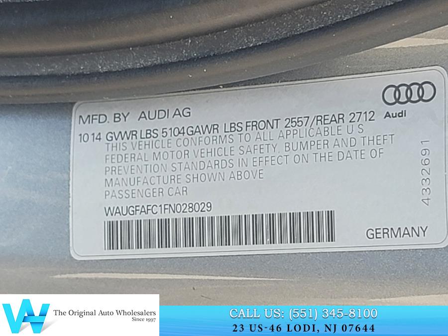 2015 Audi A6 4dr Sdn quattro 2.0T Premium Plus, available for sale in Lodi, New Jersey | AW Auto & Truck Wholesalers, Inc. Lodi, New Jersey 2015 Audi A6 4dr Sdn quattro 2.0T Premium Plus, available for sale in Lodi, New Jersey | AW Auto & Truck Wholesalers, Inc. Lodi, New Jersey