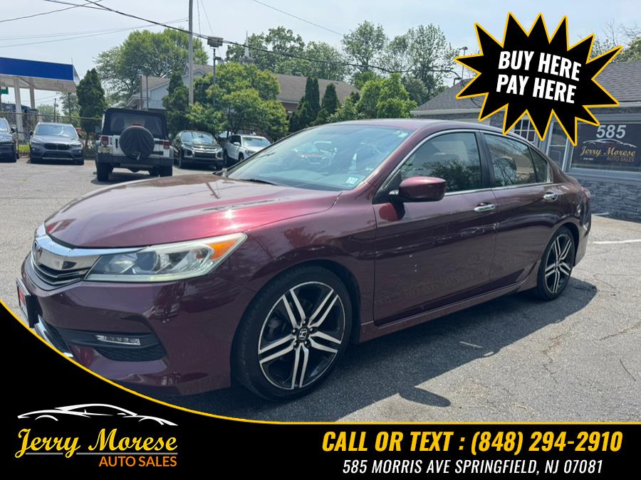 2017 Honda Accord Sedan Sport CVT, available for sale in Springfield, New Jersey | Jerry Morese Auto Sales. Springfield, New Jersey 2017 Honda Accord Sedan Sport CVT, available for sale in Springfield, New Jersey | Jerry Morese Auto Sales. Springfield, New Jersey