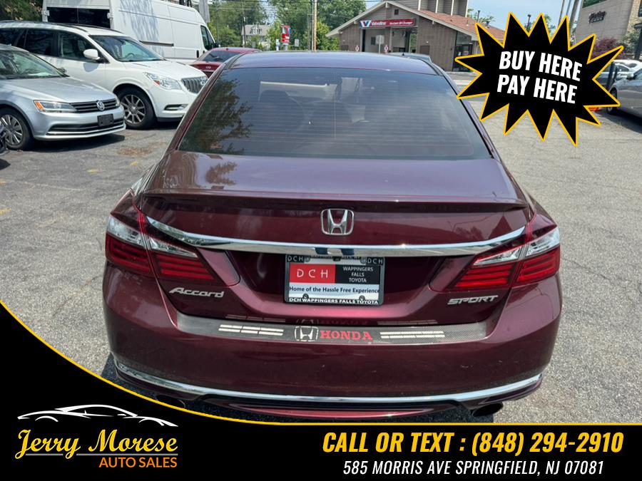 2017 Honda Accord Sedan Sport CVT, available for sale in Springfield, New Jersey | Jerry Morese Auto Sales. Springfield, New Jersey 2017 Honda Accord Sedan Sport CVT, available for sale in Springfield, New Jersey | Jerry Morese Auto Sales. Springfield, New Jersey