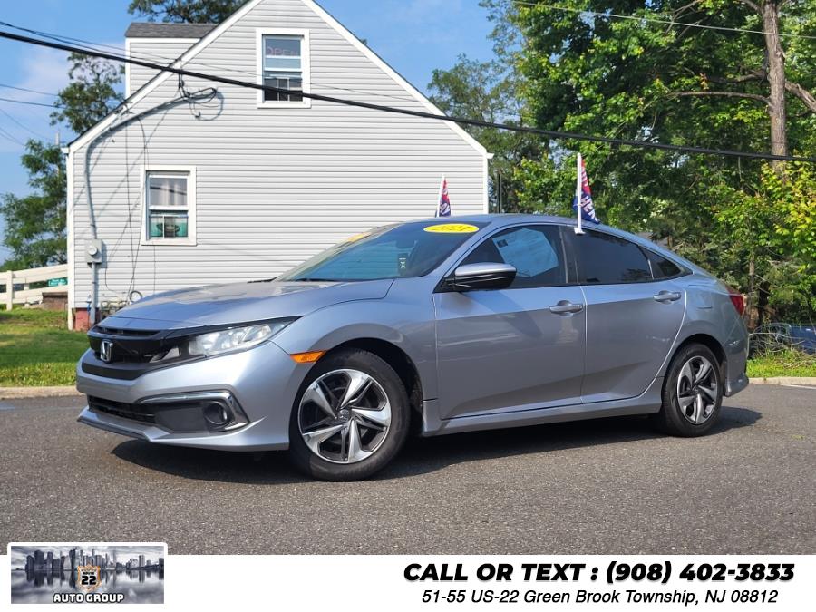 2021 Honda Civic Sedan LX CVT, available for sale in Green Brook Township, New Jersey | Route 22 Auto Group. Green Brook Township, New Jersey 2021 Honda Civic Sedan LX CVT, available for sale in Green Brook Township, New Jersey | Route 22 Auto Group. Green Brook Township, New Jersey