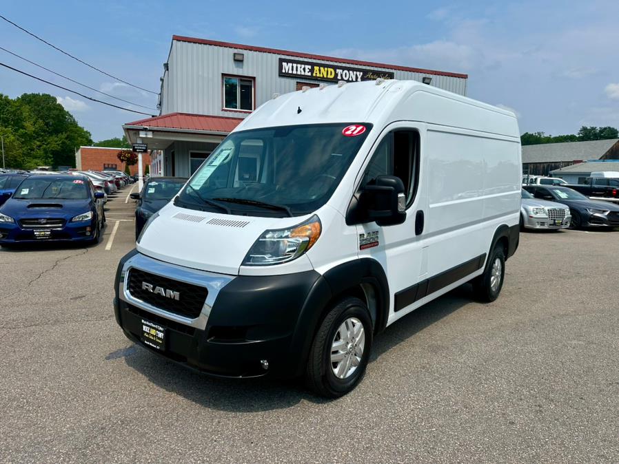 2021 Ram ProMaster Cargo Van 2500 High Roof 136" WB, available for sale in South Windsor, Connecticut | Mike And Tony Auto Sales, Inc. South Windsor, Connecticut 2021 Ram ProMaster Cargo Van 2500 High Roof 136" WB, available for sale in South Windsor, Connecticut | Mike And Tony Auto Sales, Inc. South Windsor, Connecticut