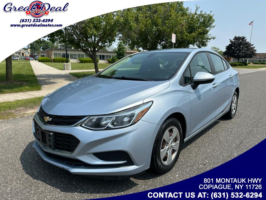 2018 Chevrolet Cruze 4dr Sdn 1.4L LS w/1SB, available for sale in Copiague, New York | Great Deal Motors. Copiague, New York 2018 Chevrolet Cruze 4dr Sdn 1.4L LS w/1SB, available for sale in Copiague, New York | Great Deal Motors. Copiague, New York