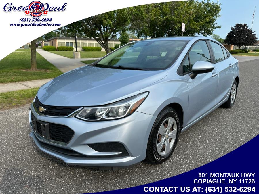 2018 Chevrolet Cruze 4dr Sdn 1.4L LS w/1SB, available for sale in Copiague, New York | Great Deal Motors. Copiague, New York 2018 Chevrolet Cruze 4dr Sdn 1.4L LS w/1SB, available for sale in Copiague, New York | Great Deal Motors. Copiague, New York