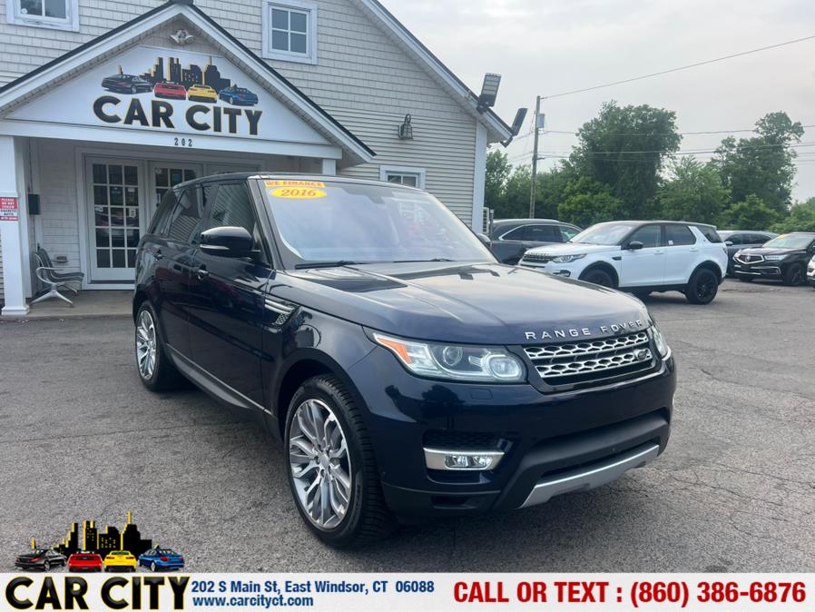 2016 Land Rover Range Rover Sport 4WD 4dr V8, available for sale in East Windsor, Connecticut | Car City LLC. East Windsor, Connecticut 2016 Land Rover Range Rover Sport 4WD 4dr V8, available for sale in East Windsor, Connecticut | Car City LLC. East Windsor, Connecticut