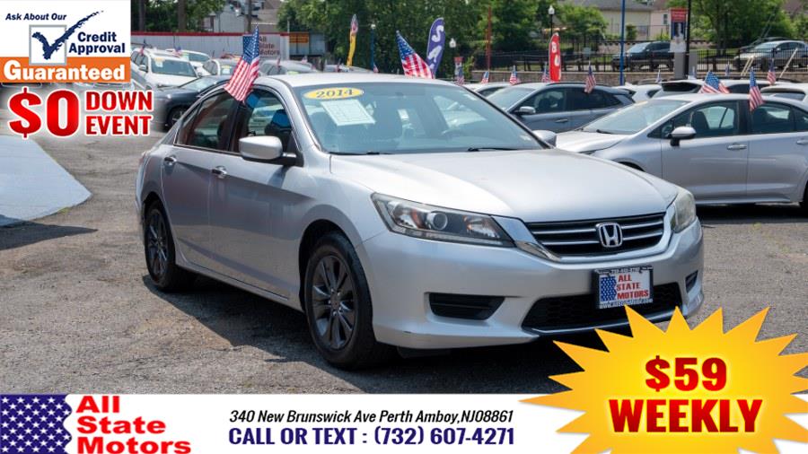 2014 Honda Accord Sedan 4dr I4 CVT LX, available for sale in Perth Amboy, New Jersey | All State Motor Inc. Perth Amboy, New Jersey 2014 Honda Accord Sedan 4dr I4 CVT LX, available for sale in Perth Amboy, New Jersey | All State Motor Inc. Perth Amboy, New Jersey