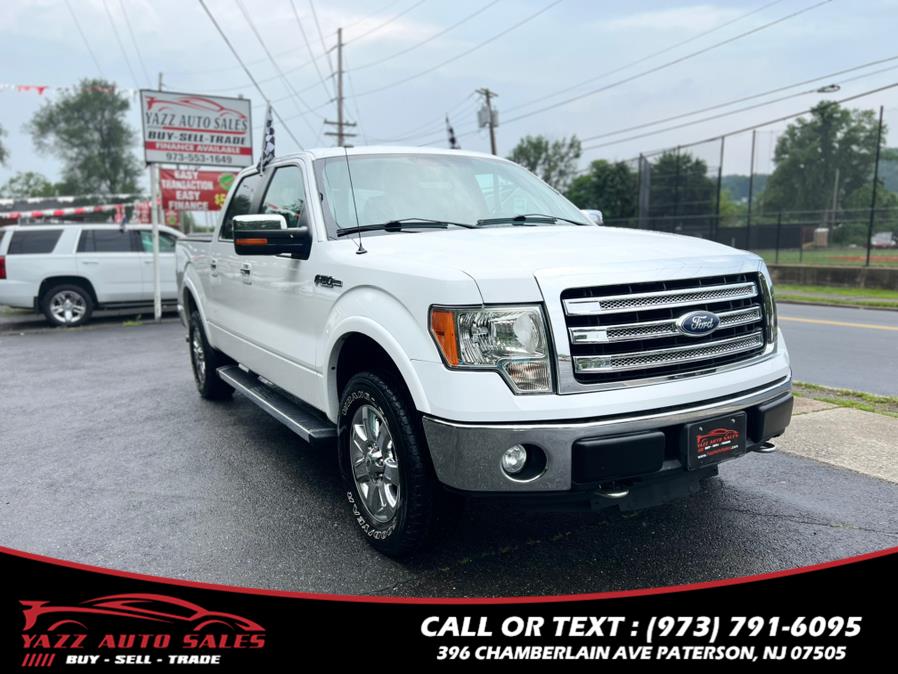 2013 Ford F-150 4WD SuperCrew 157" Lariat, available for sale in Paterson, New Jersey | Yazz Auto Sales. Paterson, New Jersey 2013 Ford F-150 4WD SuperCrew 157" Lariat, available for sale in Paterson, New Jersey | Yazz Auto Sales. Paterson, New Jersey
