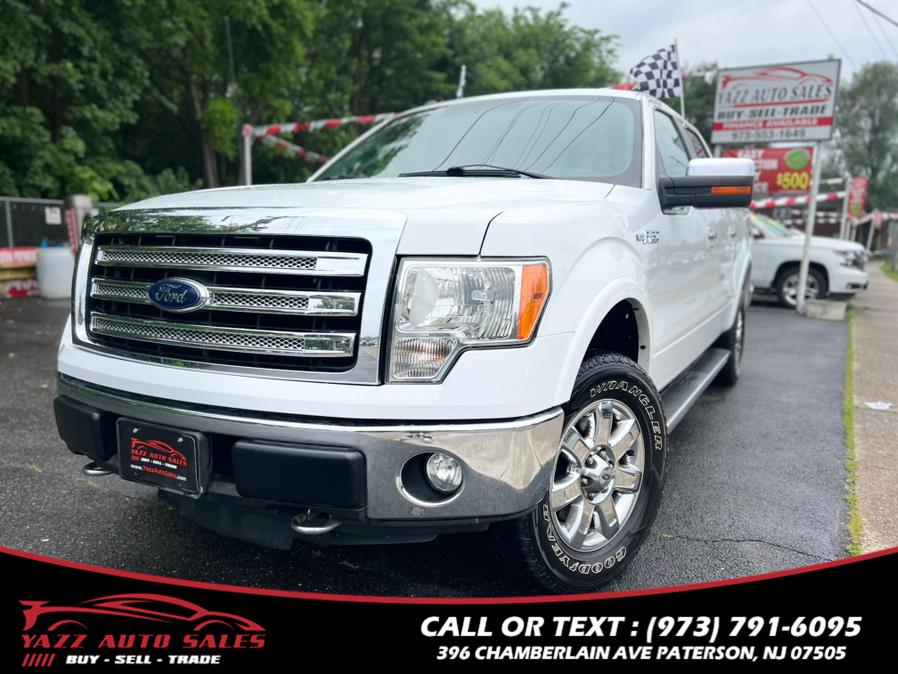 2013 Ford F-150 4WD SuperCrew 157" Lariat, available for sale in Paterson, New Jersey | Yazz Auto Sales. Paterson, New Jersey 2013 Ford F-150 4WD SuperCrew 157" Lariat, available for sale in Paterson, New Jersey | Yazz Auto Sales. Paterson, New Jersey