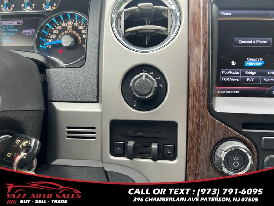 2013 Ford F-150 4WD SuperCrew 157" Lariat, available for sale in Paterson, New Jersey | Yazz Auto Sales. Paterson, New Jersey 2013 Ford F-150 4WD SuperCrew 157" Lariat, available for sale in Paterson, New Jersey | Yazz Auto Sales. Paterson, New Jersey