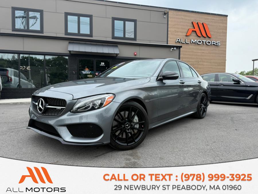 2017 Mercedes-Benz C-Class AMG C 43 4MATIC Sedan, available for sale in Peabody, Massachusetts | All Motors. Peabody, Massachusetts 2017 Mercedes-Benz C-Class AMG C 43 4MATIC Sedan, available for sale in Peabody, Massachusetts | All Motors. Peabody, Massachusetts