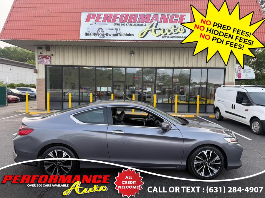 2016 Honda Accord Coupe 2dr I4 CVT EX-L, available for sale in Bohemia, New York | Performance Auto Inc. Bohemia, New York 2016 Honda Accord Coupe 2dr I4 CVT EX-L, available for sale in Bohemia, New York | Performance Auto Inc. Bohemia, New York