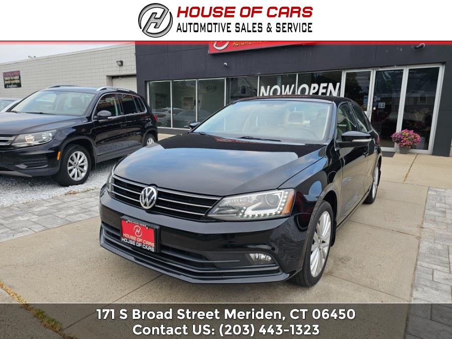 2016 Volkswagen Jetta Sedan 4dr Auto 1.8T SEL PZEV, available for sale in Meriden, Connecticut | House of Cars CT. Meriden, Connecticut