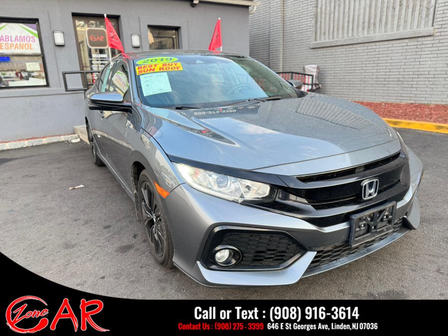 2019 Honda Civic Hatchback EX CVT, available for sale in Linden, New Jersey | Car Zone. Linden, New Jersey 2019 Honda Civic Hatchback EX CVT, available for sale in Linden, New Jersey | Car Zone. Linden, New Jersey