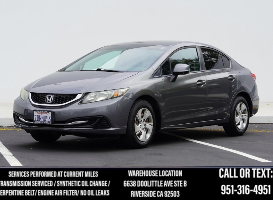 2013 Honda Civic Sdn LX (ONE OWNER) 4dr Auto, available for sale in Riverside, California | Big Timin Motors LLC. Riverside, California 2013 Honda Civic Sdn LX (ONE OWNER) 4dr Auto, available for sale in Riverside, California | Big Timin Motors LLC. Riverside, California