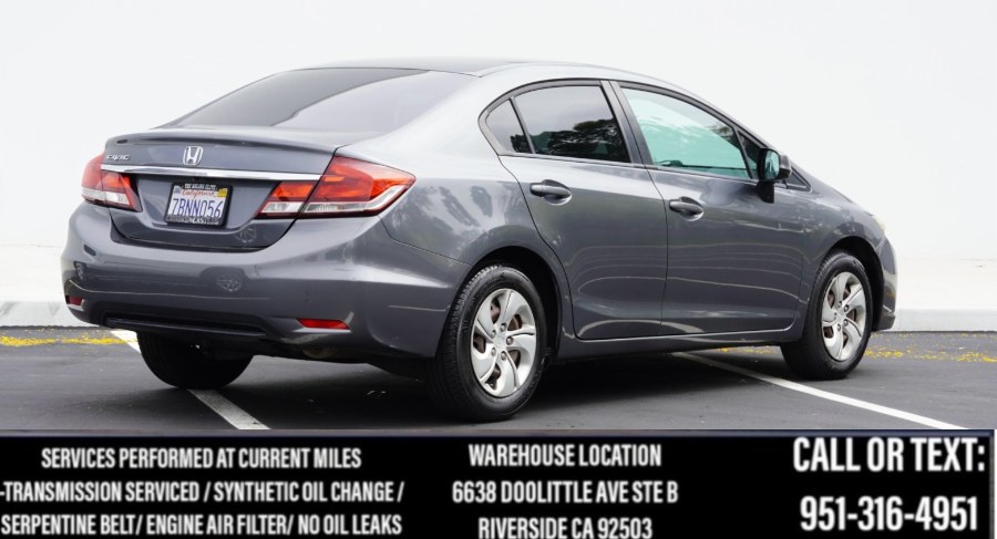 2013 Honda Civic Sdn LX (ONE OWNER) 4dr Auto, available for sale in Riverside, California | Big Timin Motors LLC. Riverside, California 2013 Honda Civic Sdn LX (ONE OWNER) 4dr Auto, available for sale in Riverside, California | Big Timin Motors LLC. Riverside, California
