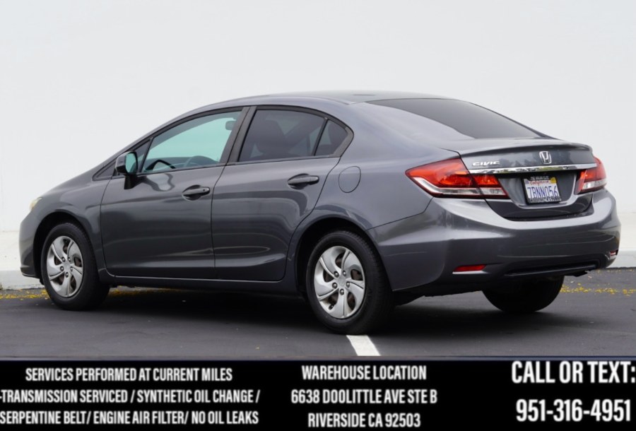 2013 Honda Civic Sdn LX (ONE OWNER) 4dr Auto, available for sale in Riverside, California | Big Timin Motors LLC. Riverside, California 2013 Honda Civic Sdn LX (ONE OWNER) 4dr Auto, available for sale in Riverside, California | Big Timin Motors LLC. Riverside, California
