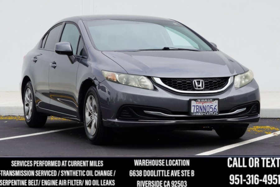 2013 Honda Civic Sdn LX (ONE OWNER) 4dr Auto, available for sale in Riverside, California | Big Timin Motors LLC. Riverside, California 2013 Honda Civic Sdn LX (ONE OWNER) 4dr Auto, available for sale in Riverside, California | Big Timin Motors LLC. Riverside, California