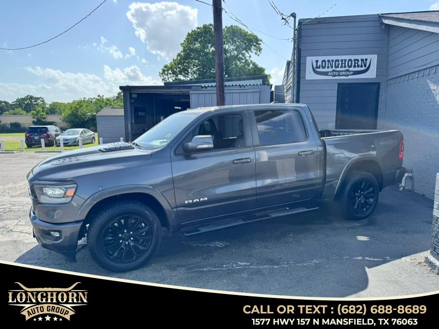 2020 Ram 1500 Laramie 4x2 Crew Cab 5''7" Box, available for sale in Mansfield, Texas | Longhorn Auto Group. Mansfield, Texas 2020 Ram 1500 Laramie 4x2 Crew Cab 5''7" Box, available for sale in Mansfield, Texas | Longhorn Auto Group. Mansfield, Texas