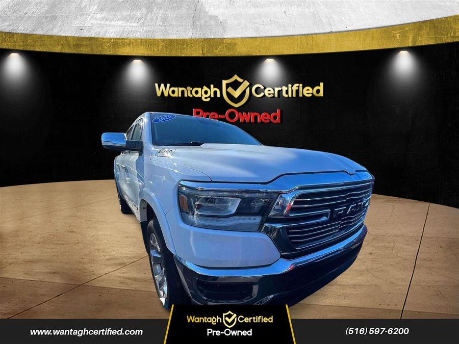 2020 Ram 1500 Laramie 4x4 Crew Cab 5'7" Box, available for sale in Wantagh, New York | Wantagh Certified. Wantagh, New York 2020 Ram 1500 Laramie 4x4 Crew Cab 5'7" Box, available for sale in Wantagh, New York | Wantagh Certified. Wantagh, New York