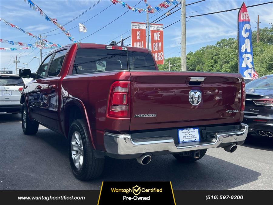2022 Ram 1500 Laramie 4x4 Crew Cab 5'7" Box, available for sale in Wantagh, New York | Wantagh Certified. Wantagh, New York 2022 Ram 1500 Laramie 4x4 Crew Cab 5'7" Box, available for sale in Wantagh, New York | Wantagh Certified. Wantagh, New York