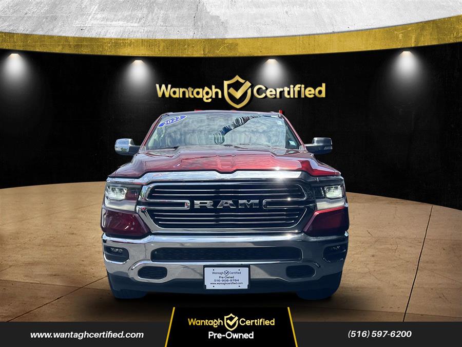 2022 Ram 1500 Laramie 4x4 Crew Cab 5'7" Box, available for sale in Wantagh, New York | Wantagh Certified. Wantagh, New York 2022 Ram 1500 Laramie 4x4 Crew Cab 5'7" Box, available for sale in Wantagh, New York | Wantagh Certified. Wantagh, New York
