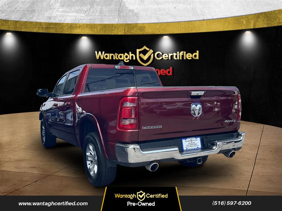 2022 Ram 1500 Laramie 4x4 Crew Cab 5'7" Box, available for sale in Wantagh, New York | Wantagh Certified. Wantagh, New York 2022 Ram 1500 Laramie 4x4 Crew Cab 5'7" Box, available for sale in Wantagh, New York | Wantagh Certified. Wantagh, New York