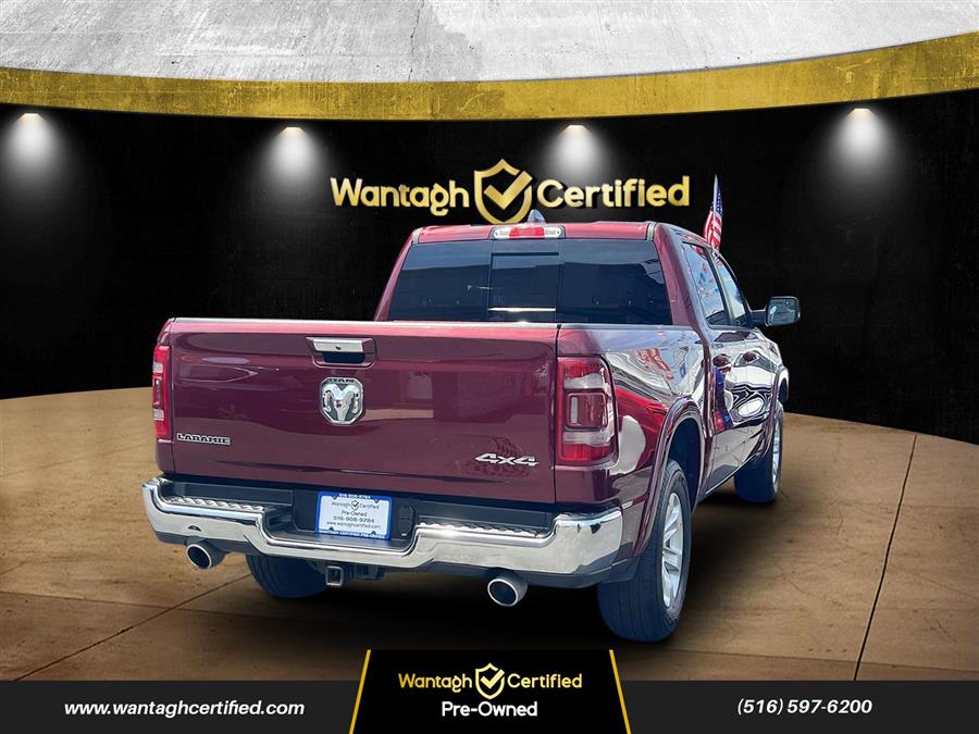 2022 Ram 1500 Laramie 4x4 Crew Cab 5'7" Box, available for sale in Wantagh, New York | Wantagh Certified. Wantagh, New York 2022 Ram 1500 Laramie 4x4 Crew Cab 5'7" Box, available for sale in Wantagh, New York | Wantagh Certified. Wantagh, New York