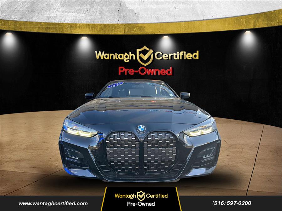 2022 BMW 4 Series 430i xDrive Convertible, available for sale in Wantagh, New York | Wantagh Certified. Wantagh, New York 2022 BMW 4 Series 430i xDrive Convertible, available for sale in Wantagh, New York | Wantagh Certified. Wantagh, New York