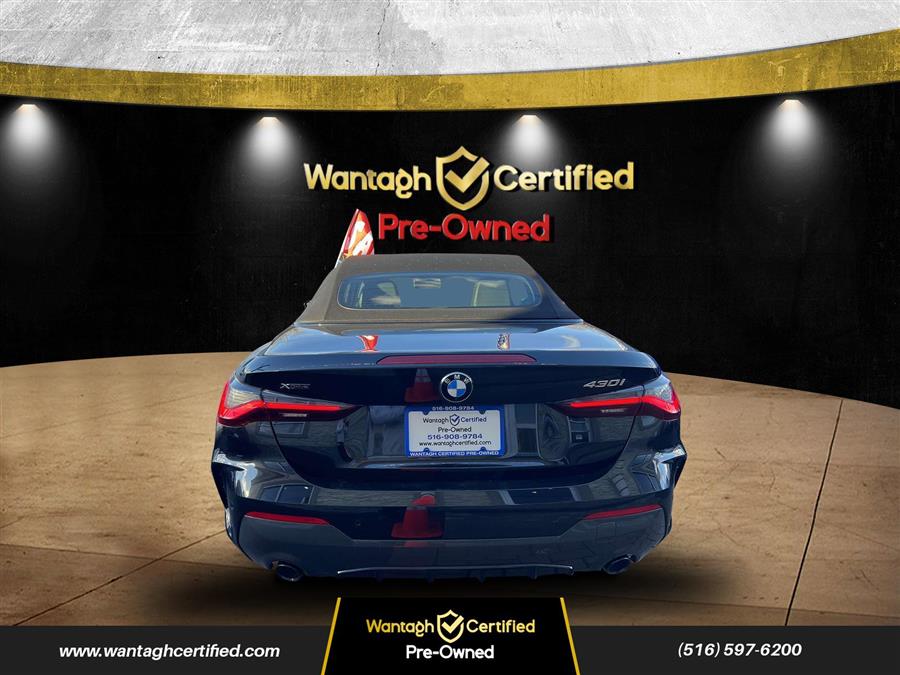 2022 BMW 4 Series 430i xDrive Convertible, available for sale in Wantagh, New York | Wantagh Certified. Wantagh, New York 2022 BMW 4 Series 430i xDrive Convertible, available for sale in Wantagh, New York | Wantagh Certified. Wantagh, New York