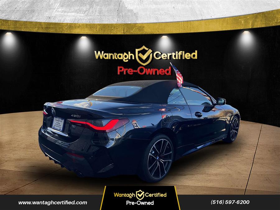 2022 BMW 4 Series 430i xDrive Convertible, available for sale in Wantagh, New York | Wantagh Certified. Wantagh, New York 2022 BMW 4 Series 430i xDrive Convertible, available for sale in Wantagh, New York | Wantagh Certified. Wantagh, New York